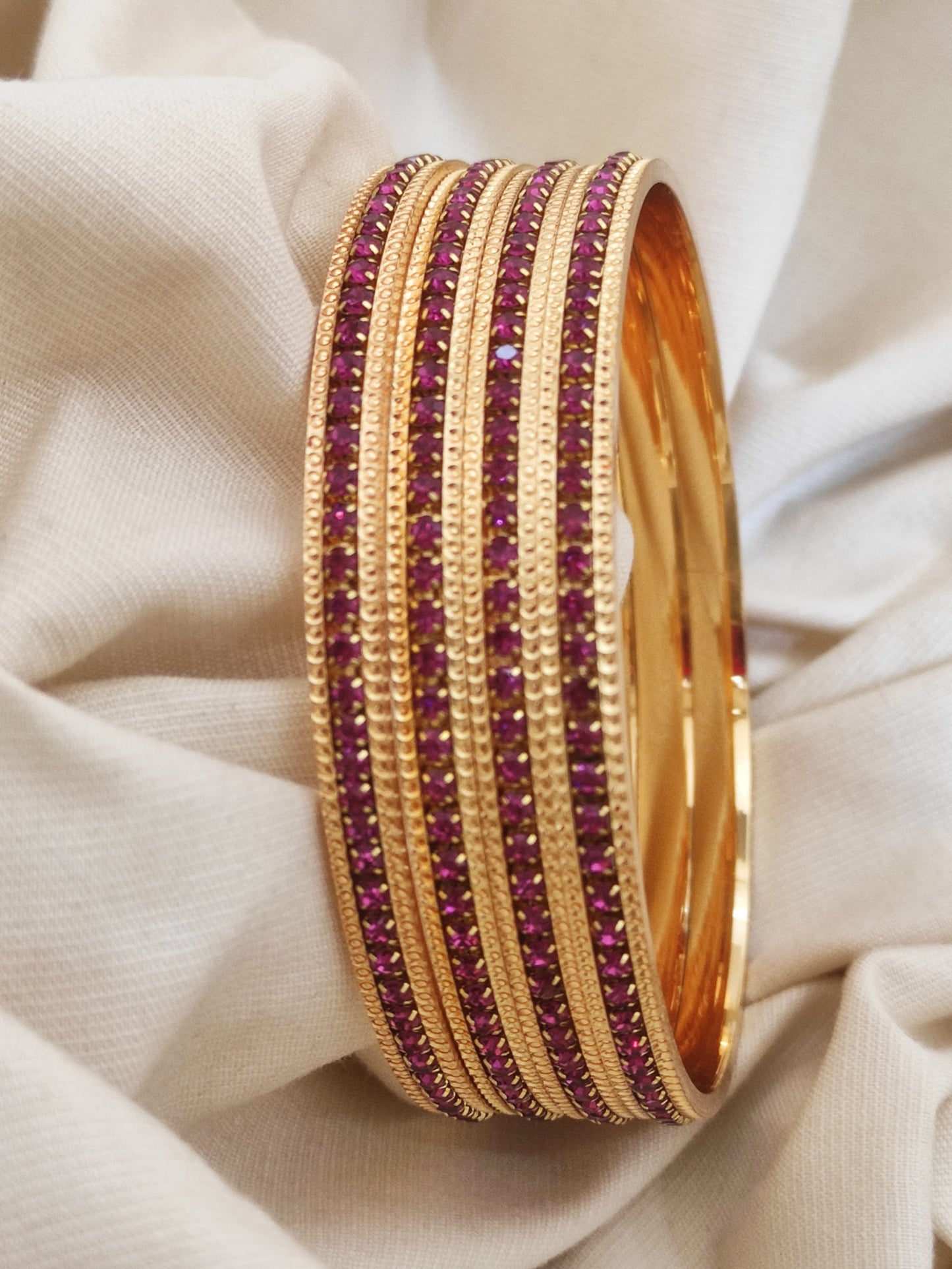 Crystal-Studded Bangle