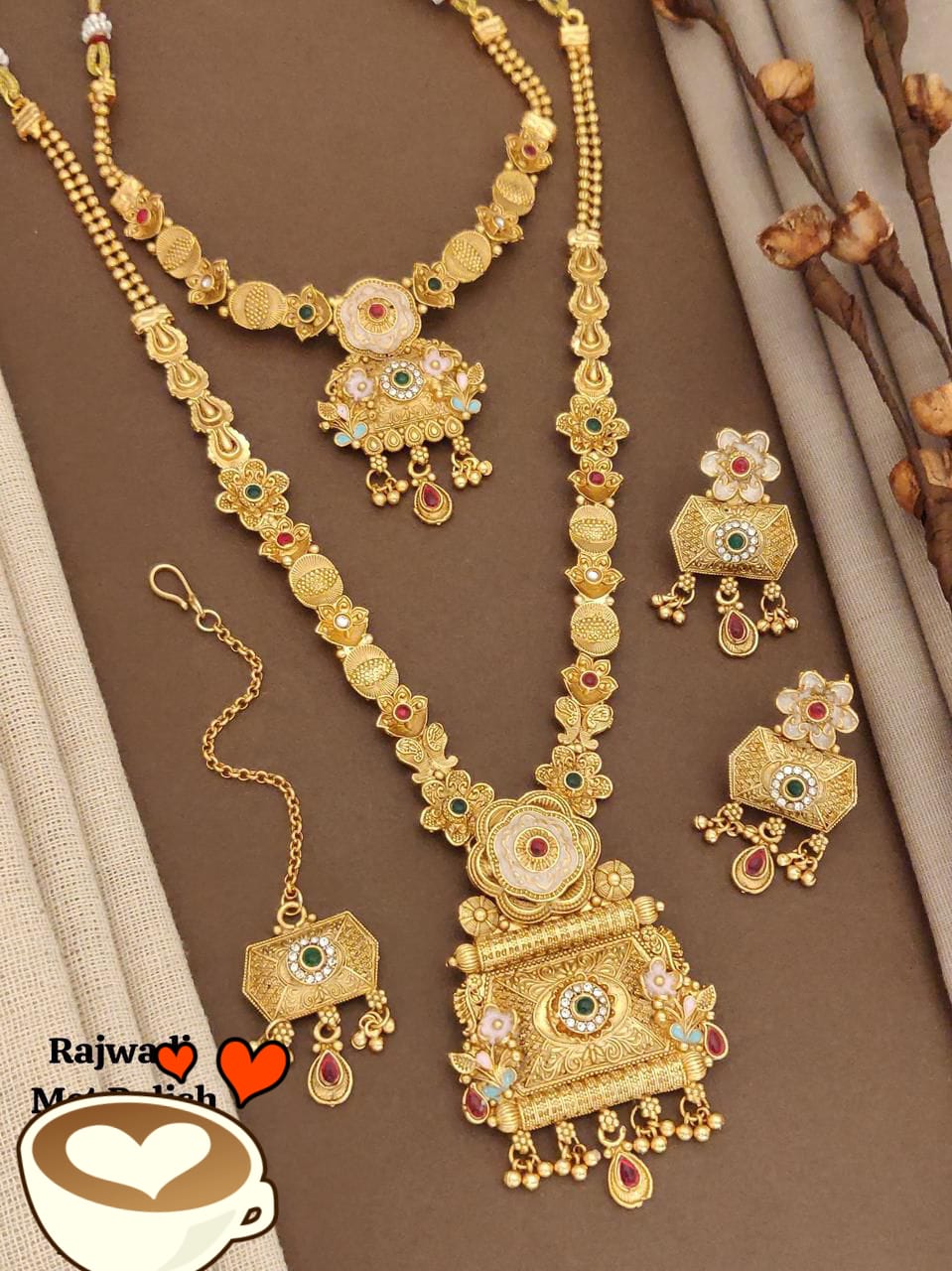 Rajwadi Jewelry Set