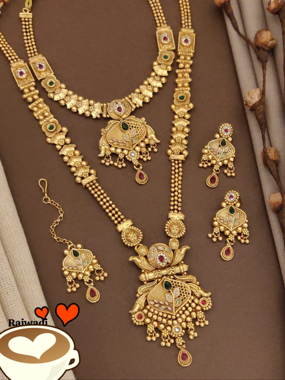 Rajwadi Jewelry Set