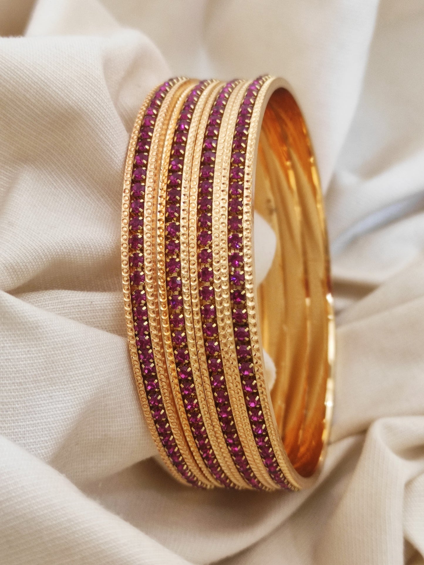 Crystal-Studded Bangle